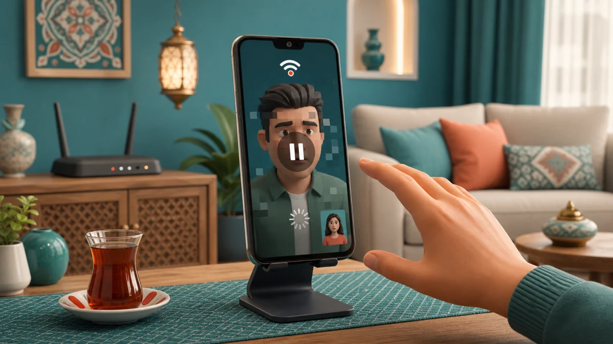 Görüntülü sohbet telefonda neden donuyor?