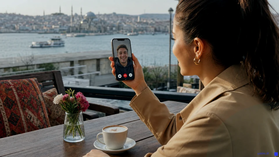 Görüntülü sohbette profil fotoğrafı ve isim kullanımı için ek açıklayıcı görsel