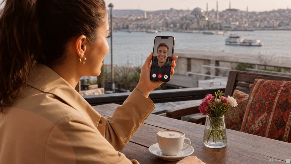 Görüntülü sohbette rahatsız eden sorulara nasıl cevap verilir? için ek açıklayıcı görsel
