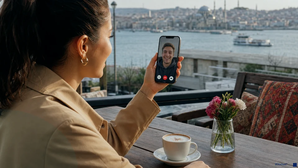 Görüntülü sohbette saygılı flört tonu nasıl kurulur? için ek açıklayıcı görsel
