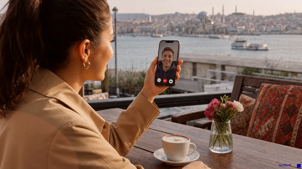 Yabancılarla görüntülü sohbette dil bariyeri nasıl aşılır? için ek açıklayıcı görsel